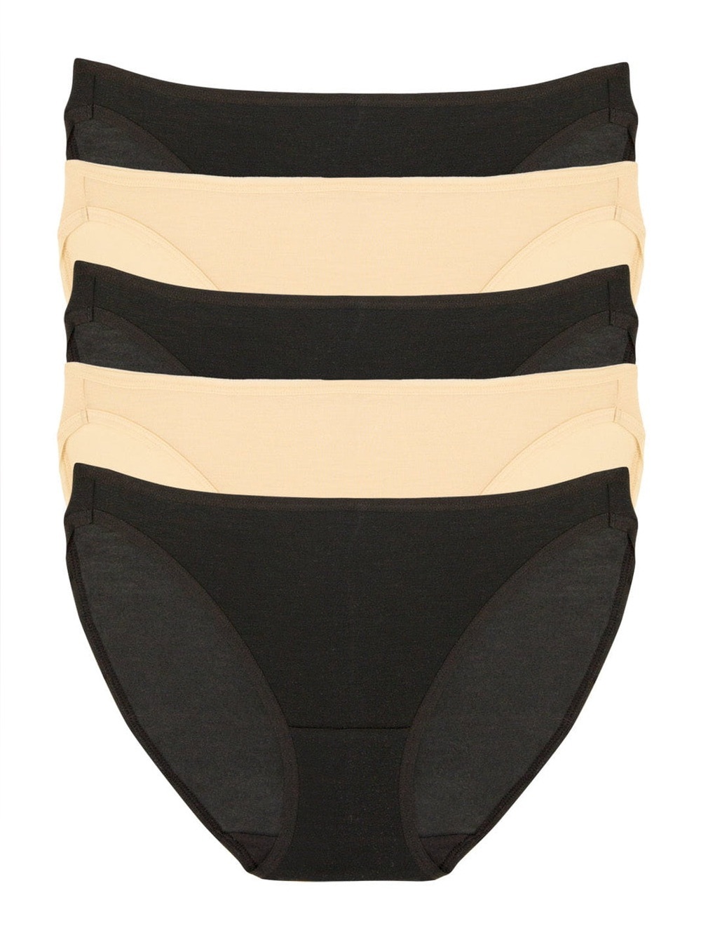 (5) Felina So Smooth Low Rise Bikini 5-Pack